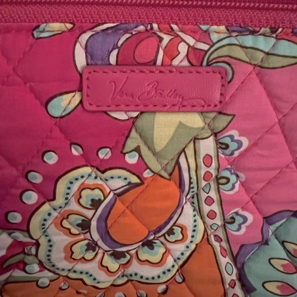 Vera Bradley Petite Double Zip Hipster- Pink Swirls  NWT - Picture 6 of 7